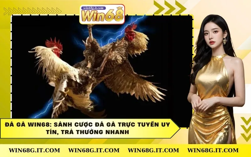 Đá Gà Win68: Sảnh Cược Đá Gà Trực Tuyến Uy Tín, Trả Thưởng Nhanh