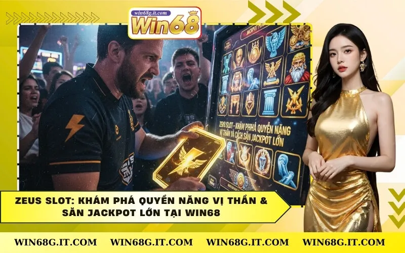 Zeus Slot: Khám Phá Quyền Năng Vị Thần & Săn Jackpot Lớn Tại Win68
